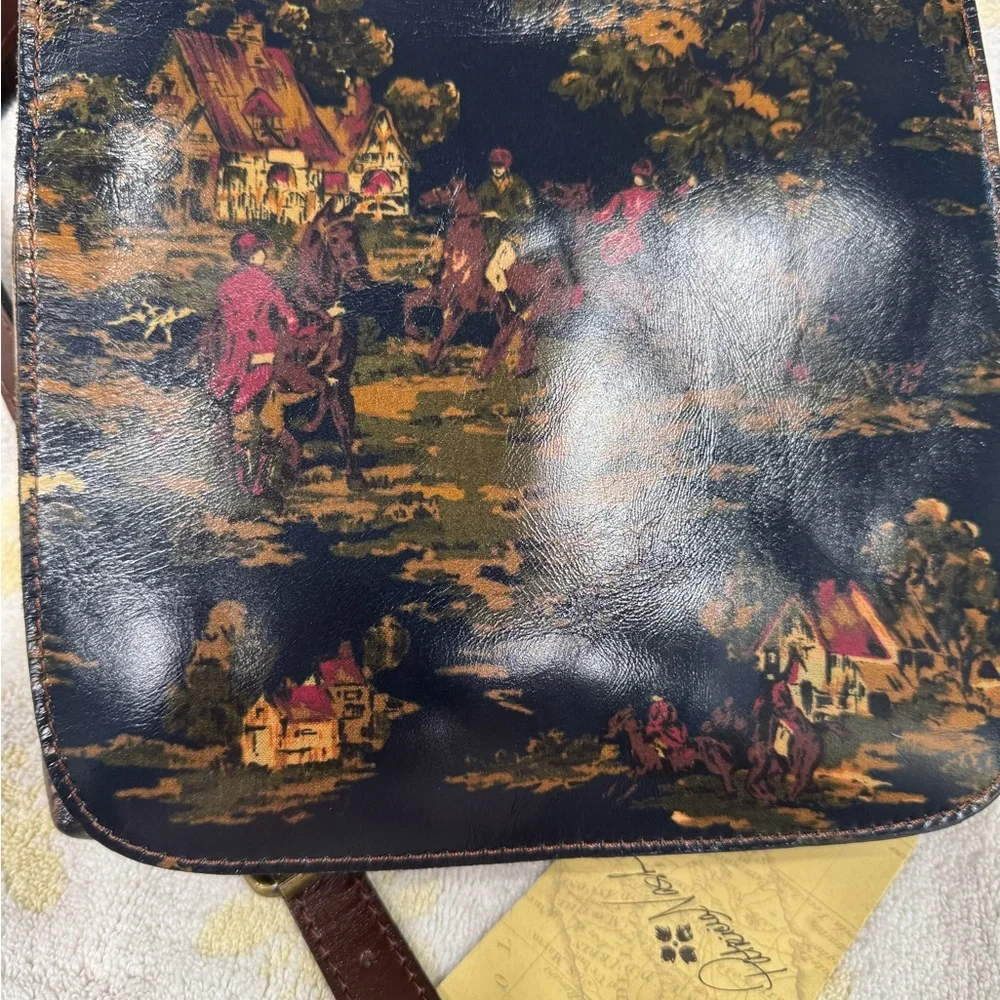 Patricia Nash Granada Leather Crossbody Kent Countryside - Picture 2 of 16